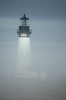 Yaquina Head Light in Fog